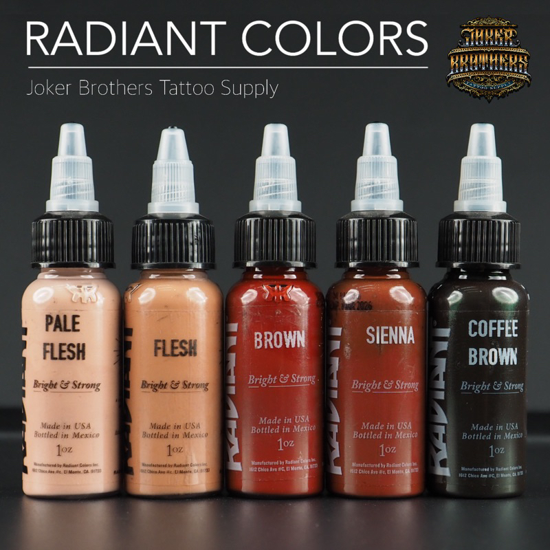 หมึกสัก RADIANT COLORS Made in USA เฉดสีน้ำตาล | Shopee Thailand