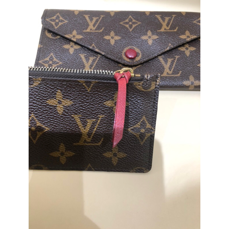 used-louis-vuitton-red-monogram-canvas-josephine-wallet