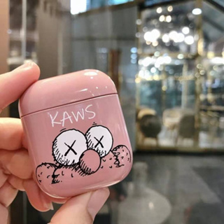 เคสสำหรับ Airpod Airpod Case สำหรับหูฟัง Apple AirPods ซิลิโคน Apple AirPods ลาย เอลโม่ชมพูกะปิ airpods-elmopink