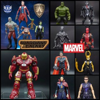 โมเดล Marvel Avengers Set#1 สามารถกดไฟที่กลางตัวได้ มี 50 แบบ สูงประมาณ 15 Cm ราคาถูกมาก💥 พร้อมส่งทันที  มีมาน้อย