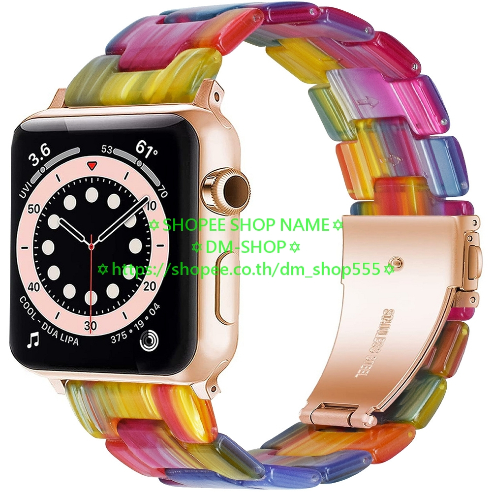 dm-shop-เรซิน-smart-watch-iwatch-38mm-40mm-41mm-42mm-44mm-45mm-49mm-case-strap-mod-สมาร์ทโฟน-คุณภาพดี-สายตกแต่งนาฬิกา