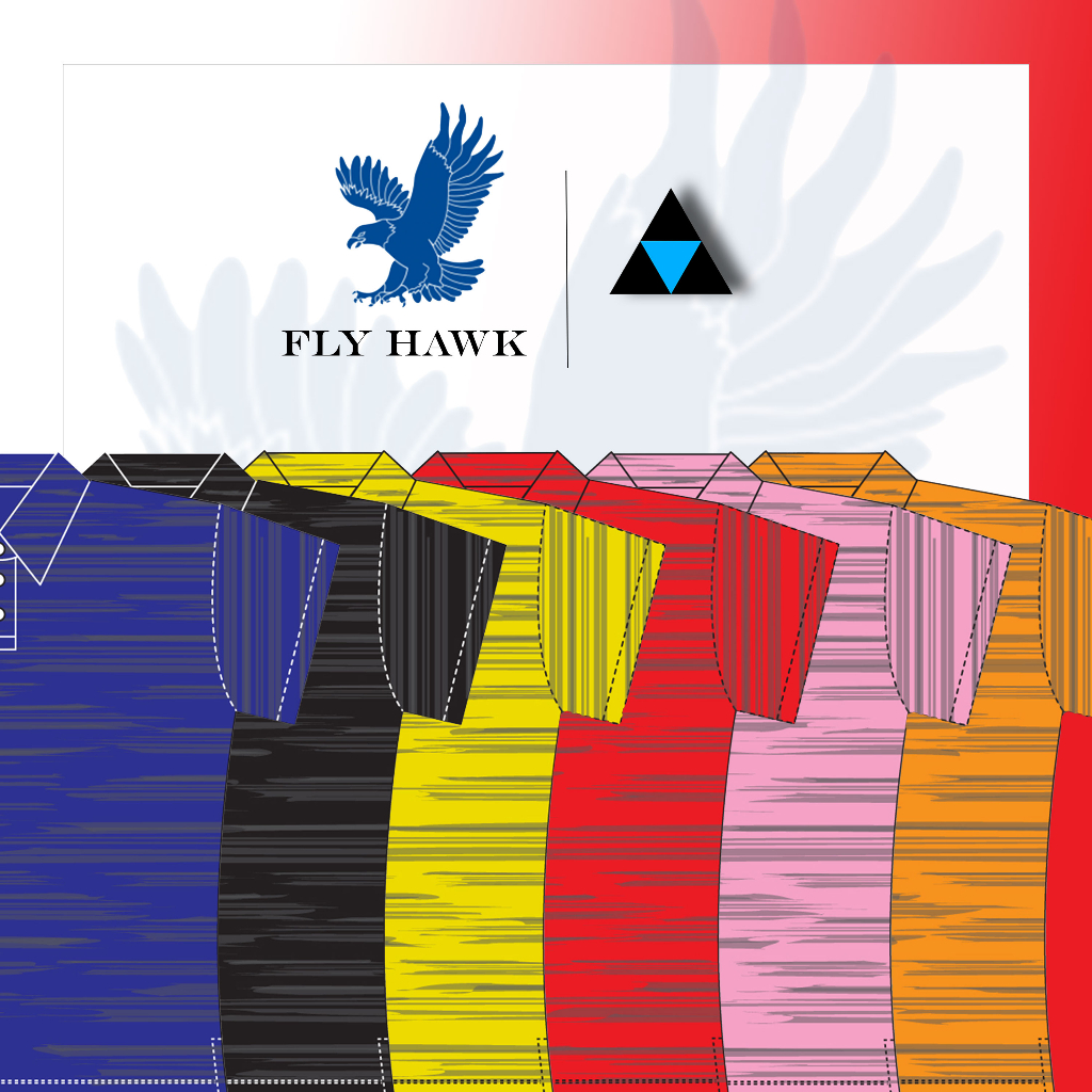 เสื้อโปโลหญิง-เสื้อคอปกแขนสั้น-เสื้อโปโลสีพื้น-flyhawk-รุ่น-a385-ของแท้-100