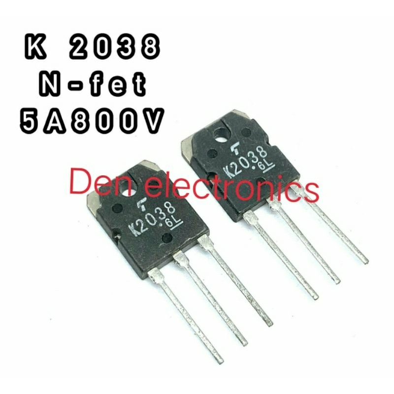 k2038-to247-mosfet-n-fet-มอสเฟต-ทรานซิสเตอร์-5a-800v-สินค้าพร้อมส่ง