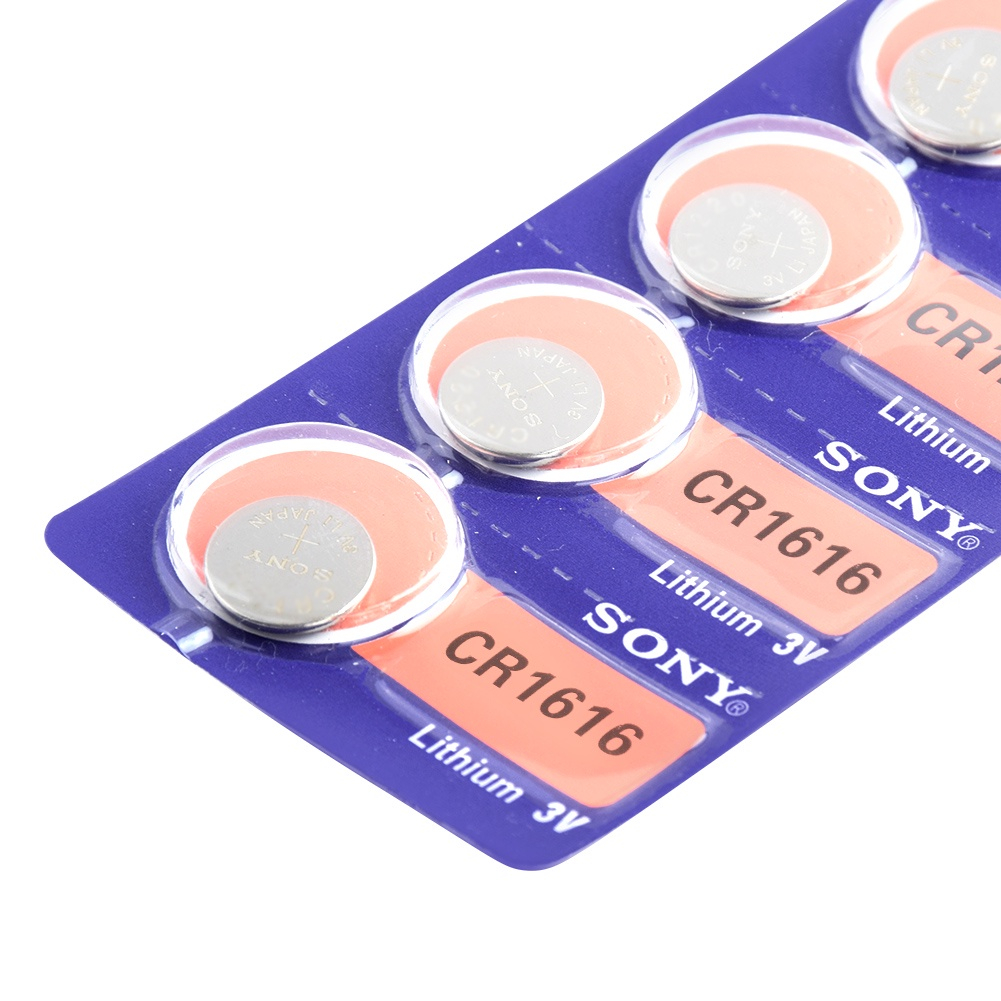 5pcs-cr1616-ปุ่มเซลล์แบบเหรียญแบตเตอรี่-sony-100-original-cr-1616-3v-แบตเตอรี่ลิเธียม-dl1616-ecr1616