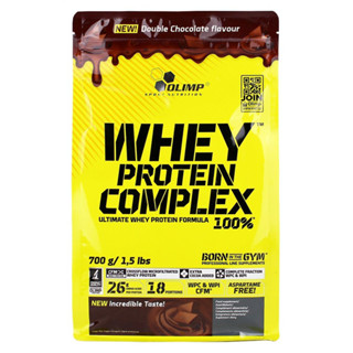 Olimp Whey Protein Complex Double Chocolate 700g - ไอโซเลตและเวย์โปรตีนคอนเซนเทรต