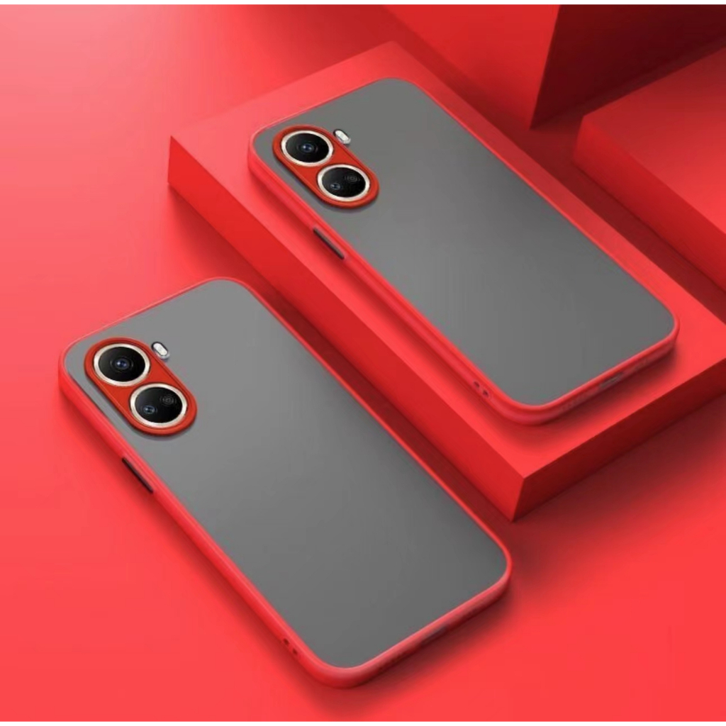 รุ่นใหม่-case-realme-c55-กันรอยกล้อง-เรียวมี่-เคสกันกระแทก-ปุ่มสีผิวด้าน-ขอบนิ่มหลังขุ่น-ct-98shop