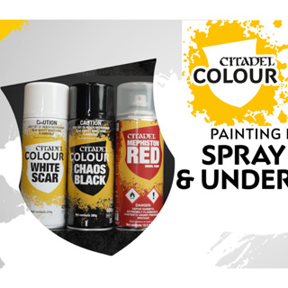 CITADEL COLOUR: SPRAY สีรองพื้นแบบกระป๋องพ่น 400ml