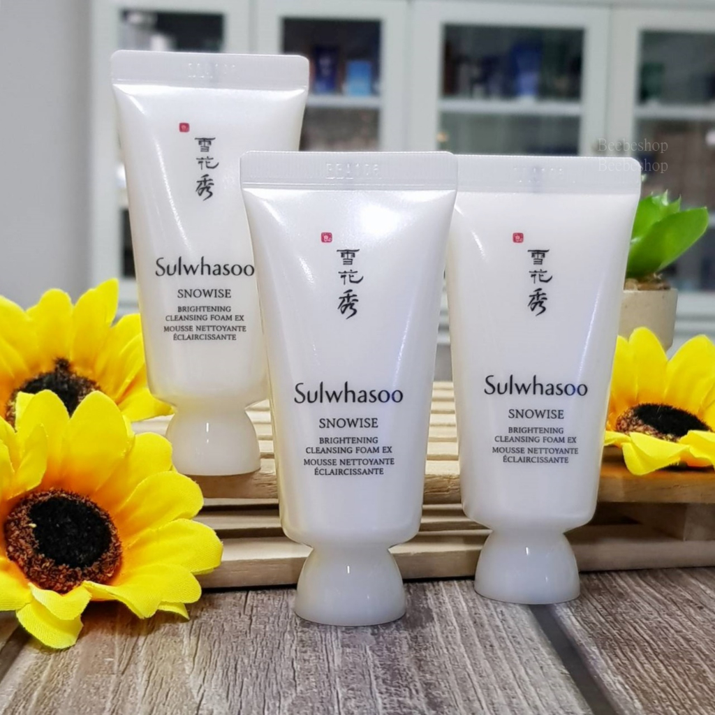 ราคาต่อ-1ชิ้น-sulwhasoo-snowise-brightening-cleansing-foam-ex-30ml-exp-05-2024-ครีมโฟมน้ำนม