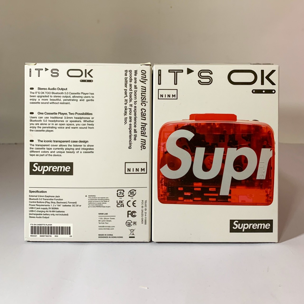 เครื่องเล่นเทปคาสเซ็ท Supreme IT'S OK TOO Cassette Player