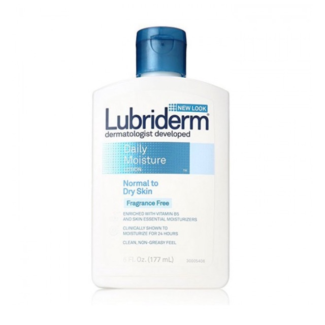 โลชั่นผิวธรรม-ผิวแห้ง-lubriderm-daily-moisture-lotion709มล-177ml-ราคาต่อ1ชิ้น