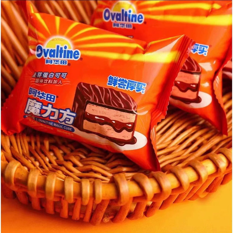 ของแท้100-ovaltine-roll-เค้กโรลโอวัลติน-ช้อคโก้พายโอวัลติน-วาฟเฟิลโอวัลติน-นำเข้าจากต่างประเทศข