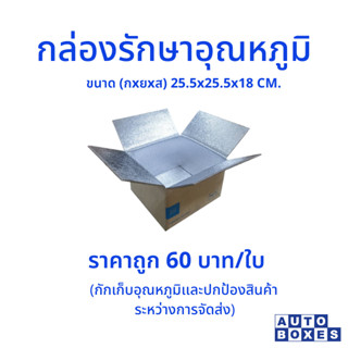 กล่อง กระดาษ รักษาอุณหภูมิ (เก็บความเย็น-ร้อน)