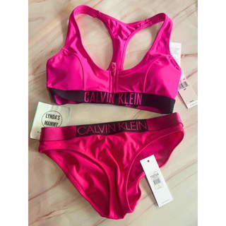 พร้อมส่ง BK13 เซ็ตชุดว่ายน้ำ Top S Bikini XS Calvin Klein Intense Bikini ของแท้