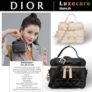 ถูกที่สุด-ของแท้-100-ดิออร์dior-lad-vanity-women-shoulder-bag-กระเป๋าสะพายสุภาพสตรี