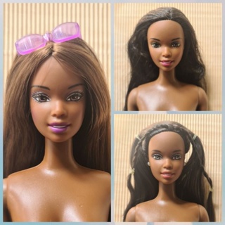 Barbie African American doll ขายบาร์บี้ผิวสีสาวแอฟริกัน สภาพดี ไม่แตกหัก มือ เท้าไม่มีรอย 💥 สินค้าพร้อมส่ง 💥