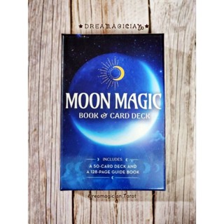 Moon Magic Book & Card Deck ไพ่ออราเคิลแท้ลดราคา ไพ่ยิปซี ไพ่ทาโร่ต์ ไพ่ออราเคิล Tarot Oracle