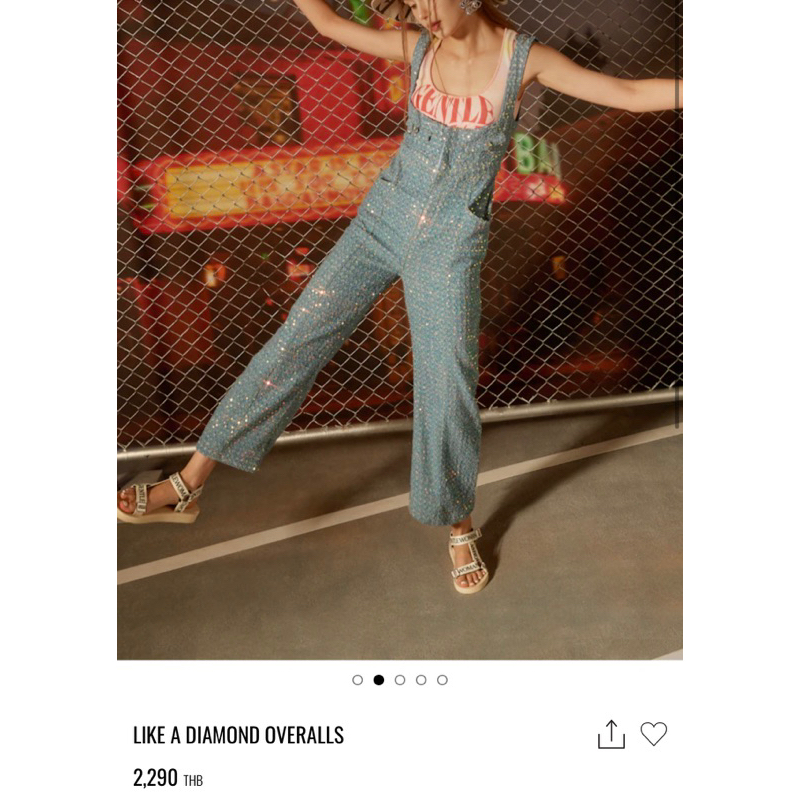 เอี๊ยม Gentlewoman รุ่น LIKE A DIAMOND OVERALLS เอี๊ยมยีนส์ | Shopee ...