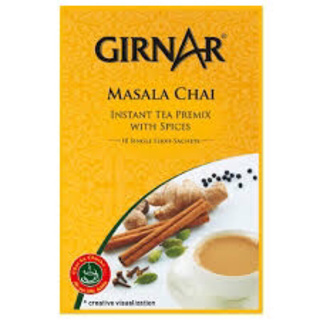 Girnar Masala Chai - Instant Tea Premix 10 x 14g Single Serve Sachets