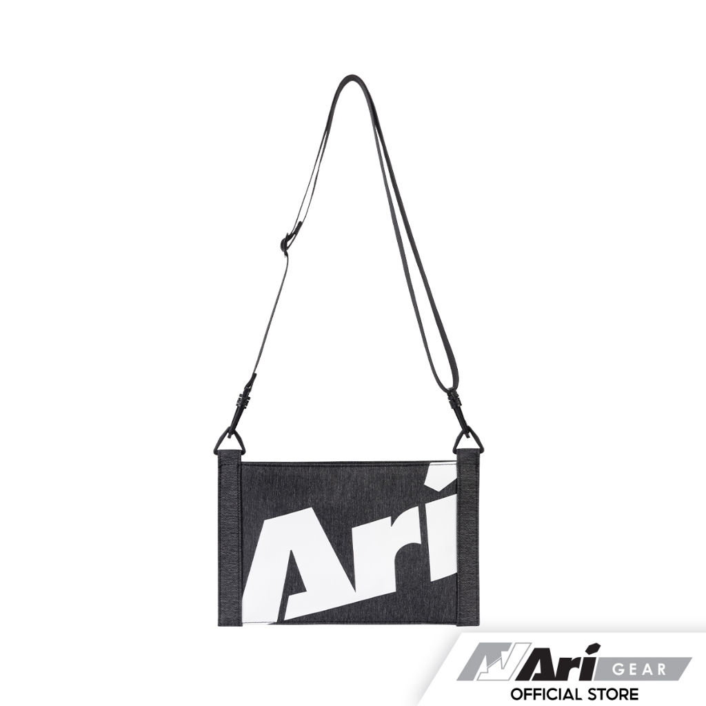 ari-top-dyed-crossbody-bag-black-white-กระเป๋า-สะพายข้าง-อาริ-สีดำ