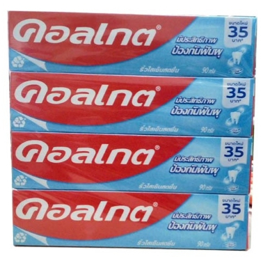 คอลเกต-ยาสีฟัน-ริ้วใสเย็นสดชื่น-90-กรัม-x-12-หลอด