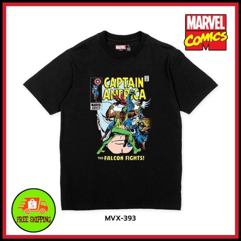 เสื้อmarvel-ลิขสิทธิ์แท้-สีดำ-mvx-393