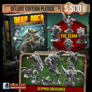 [ของแท้] Deep Rock Galactic STANDARD &amp; DELUXE EDITION &amp; ADD-ONS: Goo from above Miniature, Game Mat Board Game