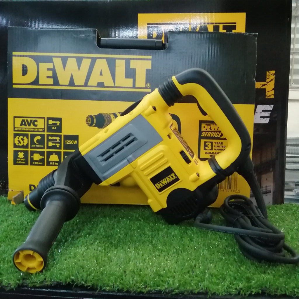 dewalt-สว่านเจาะกระแทกงานหนักทรงแอล-รุ่น-d25601k-พร้อมกล่อง