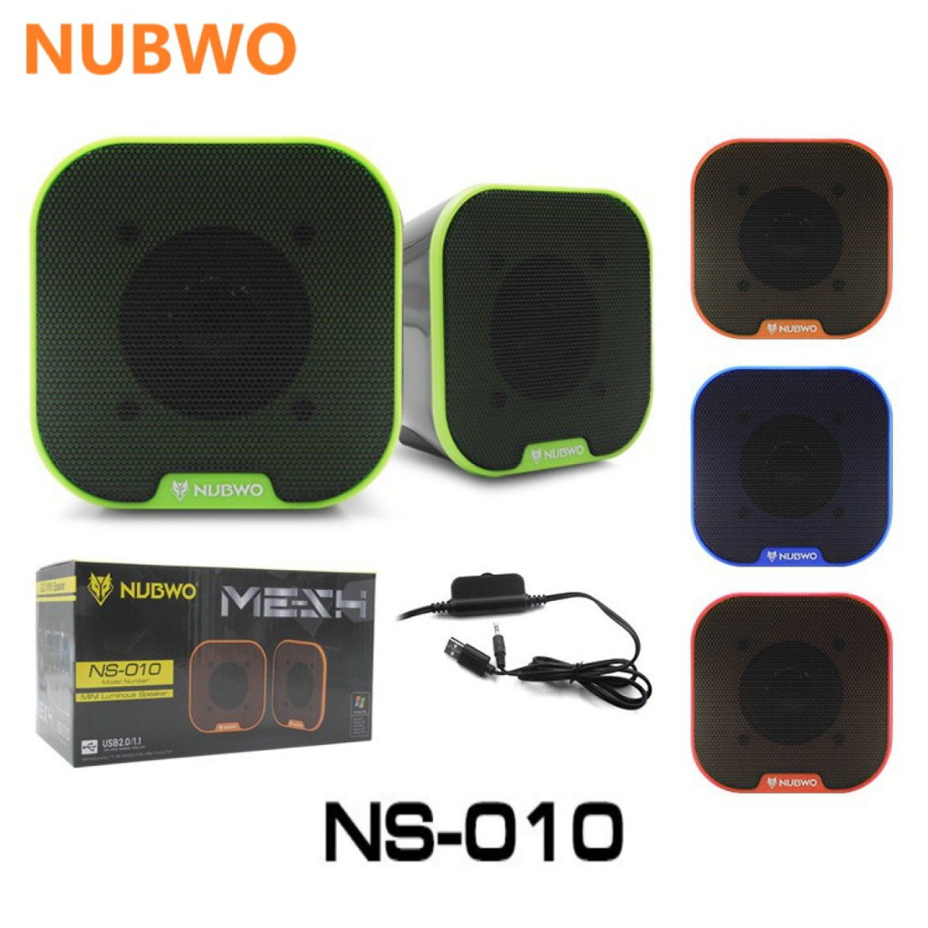 nubwo-ns-010-mini-luminous-speaker-ลำโพงคอมพิวเตอร์โน้ตบุ๊ค-พร้อมส่ง