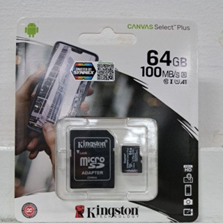 ภาพหน้าปกสินค้างานแท้100%Kingston Ultra microSDHC Class10  - 64GB ที่เกี่ยวข้อง