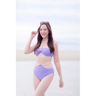 🌈 ชุดว่ายน้ำแฟชั่น​ ชุดว่ายน้ำผู้หญิง​ 2 ชิ้น​ VACANZA SET​ #BEACHBOX​ BS074​ (พร้อมส่งในไทย)​