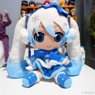 🌟ตุ๊กตามิกุ Hatsune Miku Snow Miku Fluffy Coat Ver. มิคุ