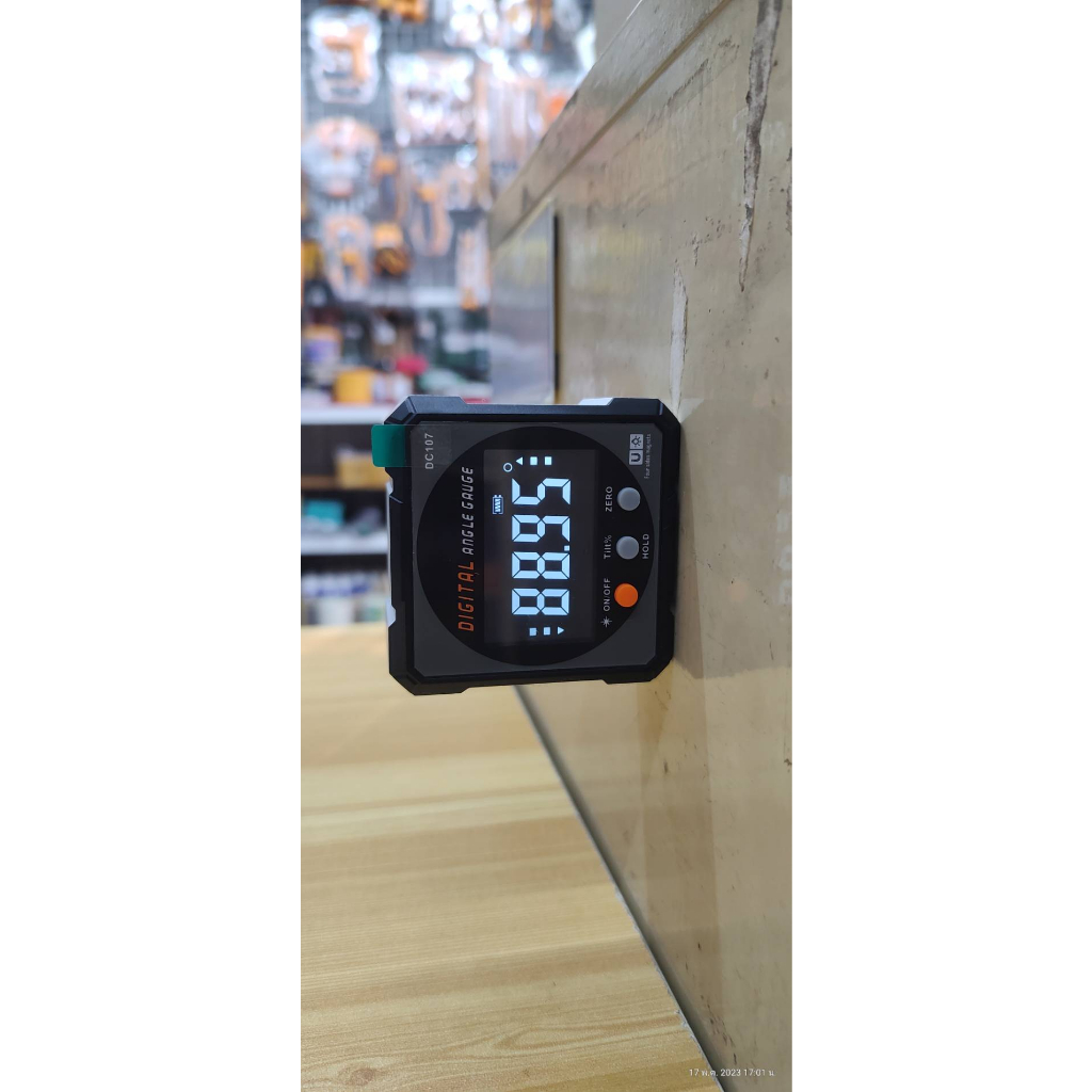 ระดับน้ำดิจิตอลมินิ รุ่น DC107 (มีเลเซอร์) มีแถบแม่เหล็ก จอแสดงผล เมื่อ ...