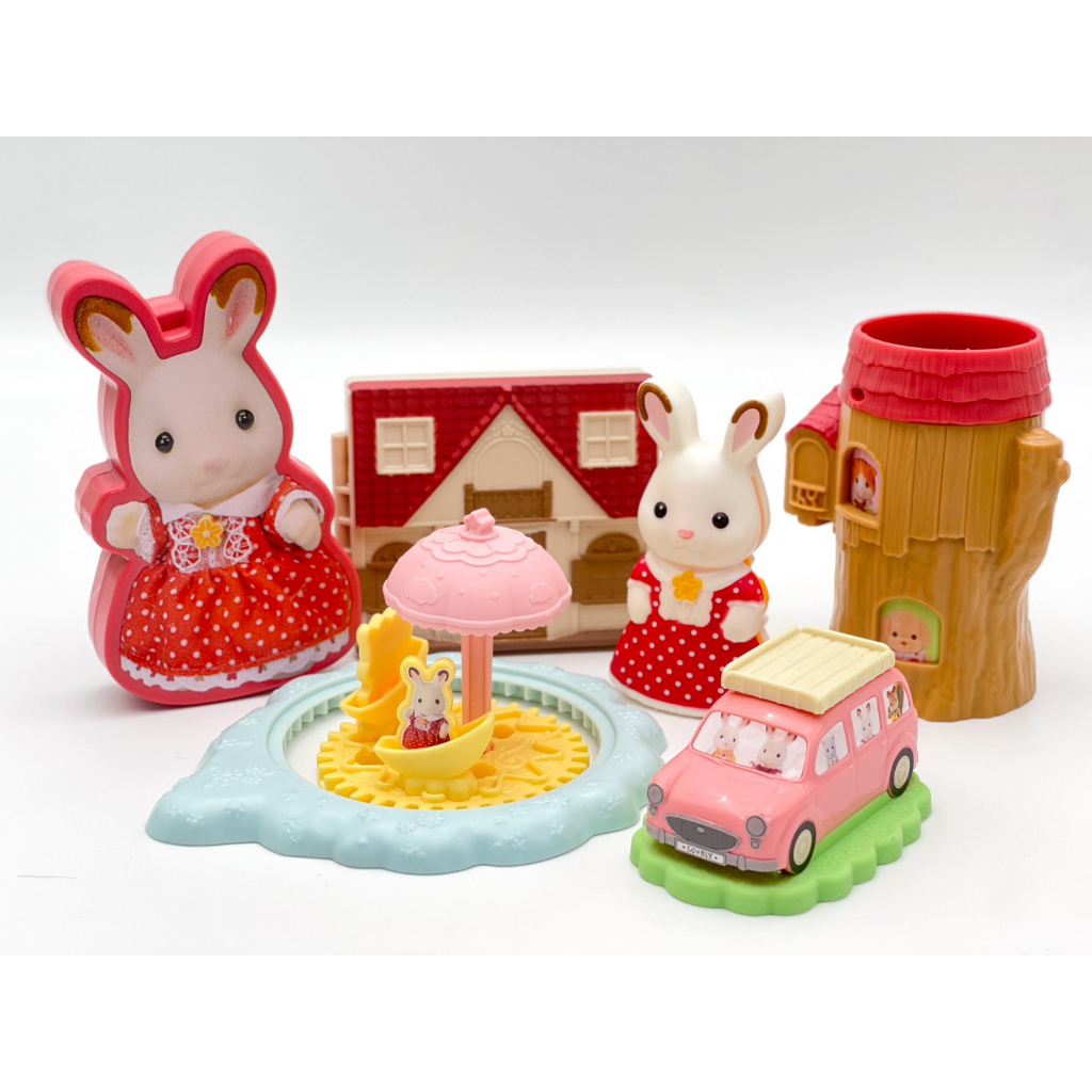 เลือกแบบได้-ซิลวาเนี่ยน-ของเล่นแมค-happy-meal-sylvanian-families-ลิขสิทธิ์แท้-ของสะสมมือสองญี่ปุ่น