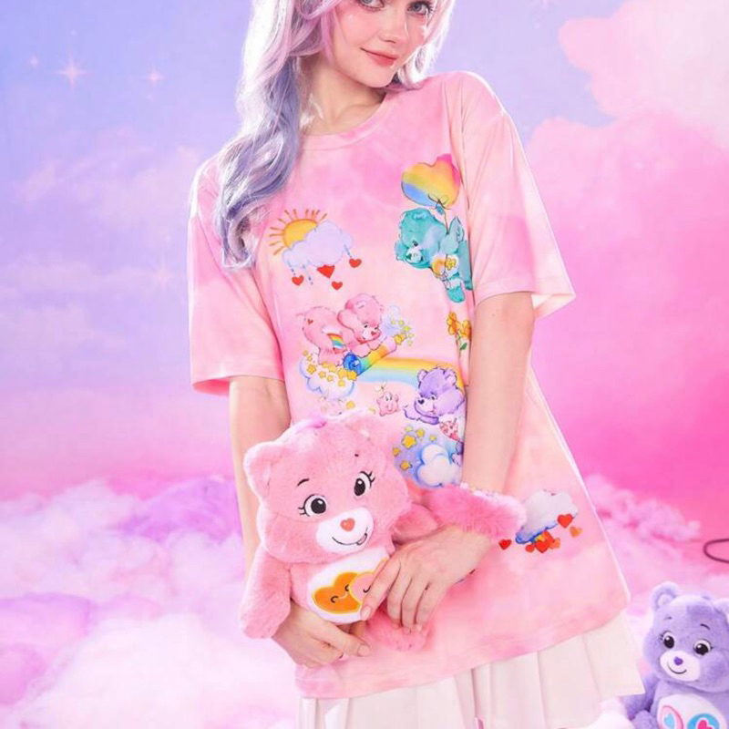 care-bears-เสื้อยืด-มัดย้อม-ใส่สบาย-ของแท้