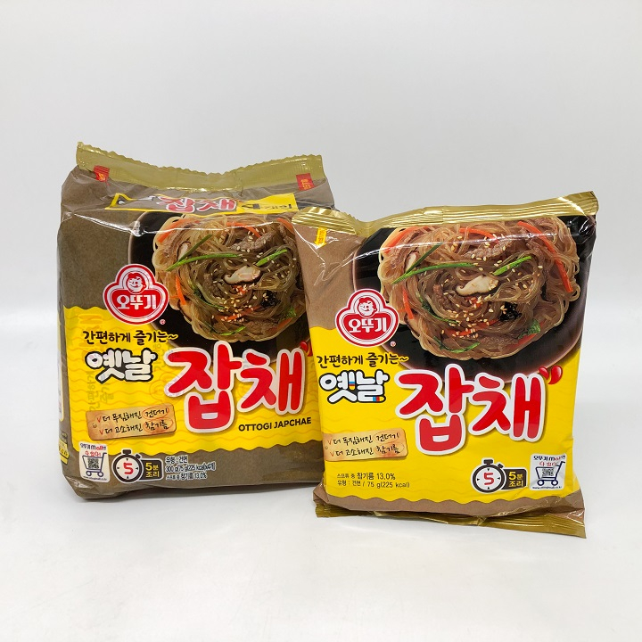 มาม่าเกาหลี-จับเชวุ้นเส้นเกาหลี-1-แพ็ค-4-ห่อ-ottogi-japchae-โอโตกิจับเช-ผัดวุ้นเส้นเกาหลี