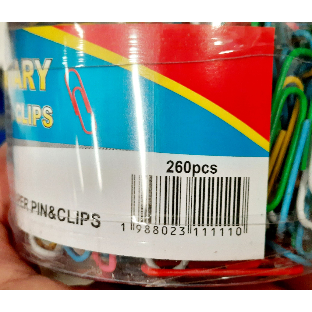 ลวดเสียบกระดาษ-สี-1-กล่อง-บรรจุ-260-ตัว-ลวดหนีบกระดาษสี-คลิปลวดสี-ลวดหนีบ-ลวดเสียบสี-คลิปหนีบกระดาษ-คลิปเสียกระดาษ