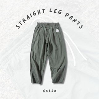 PRE-ORDER กางเกงขายาว ผ้า NYLON STRAIGHT LEGS PANTS