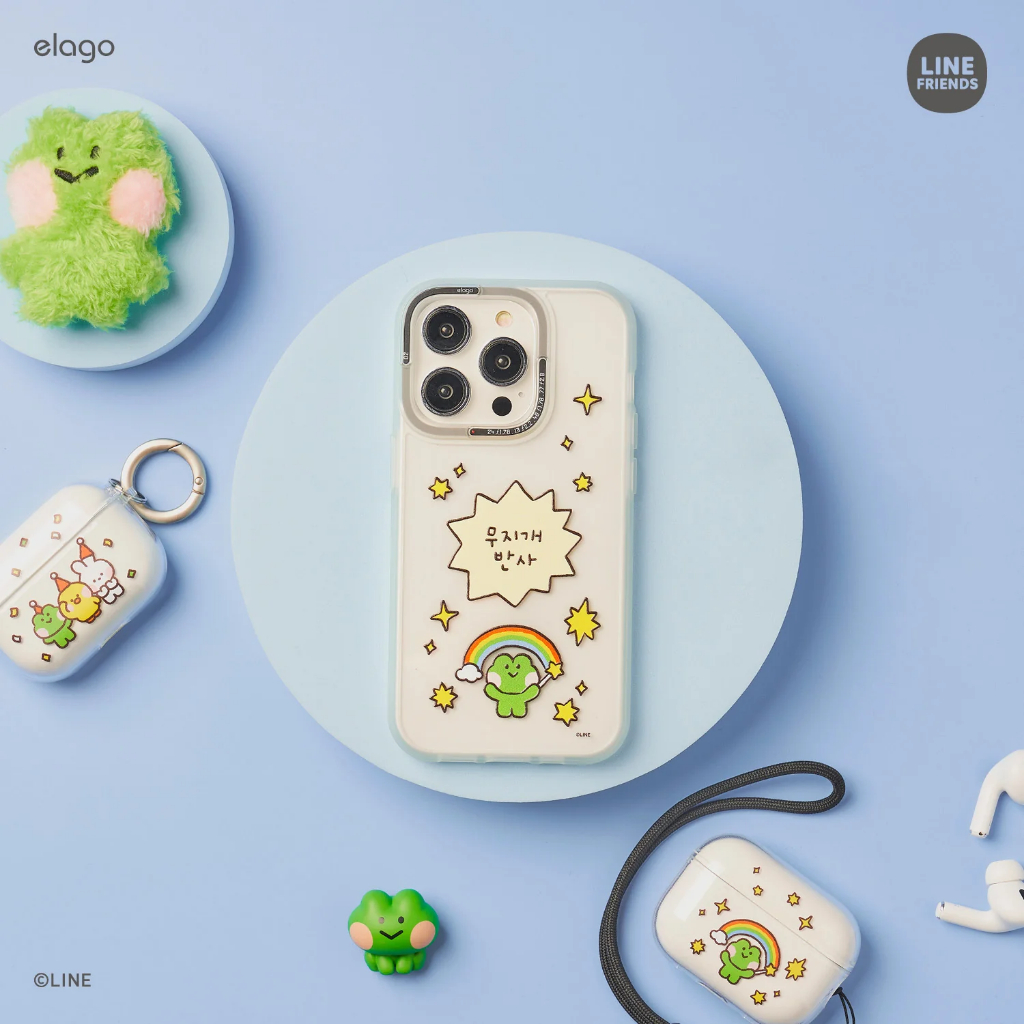 elago-x-line-friends-minini-case-for-iphone-14-13-14-pro-4-styles-ลิขสิทธิ์แท้จากตัวแทนจำหน่าย-สินค้าพร้อมส่ง