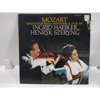 1LP Vinyl Records แผ่นเสียงไวนิล  SONATAS FOR PIANO AND VIOLIN K. 377, K. 378   (E8E28)