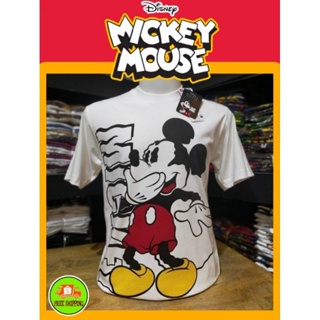 เสื้อDisney ลาย Mickry Mouse สีขาว (MK-022)