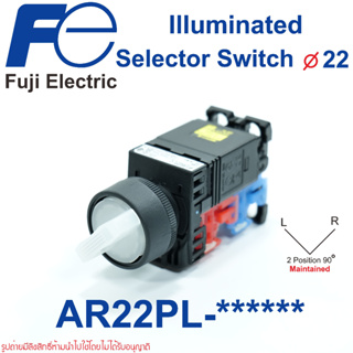 AR22PL-2 FUJI ELECTRIC AR22PL Illuminated Selector switches AR22 AR22PL-210M3 AR22PL-201M3 AR22PL-211M3 AR22PL-220M3