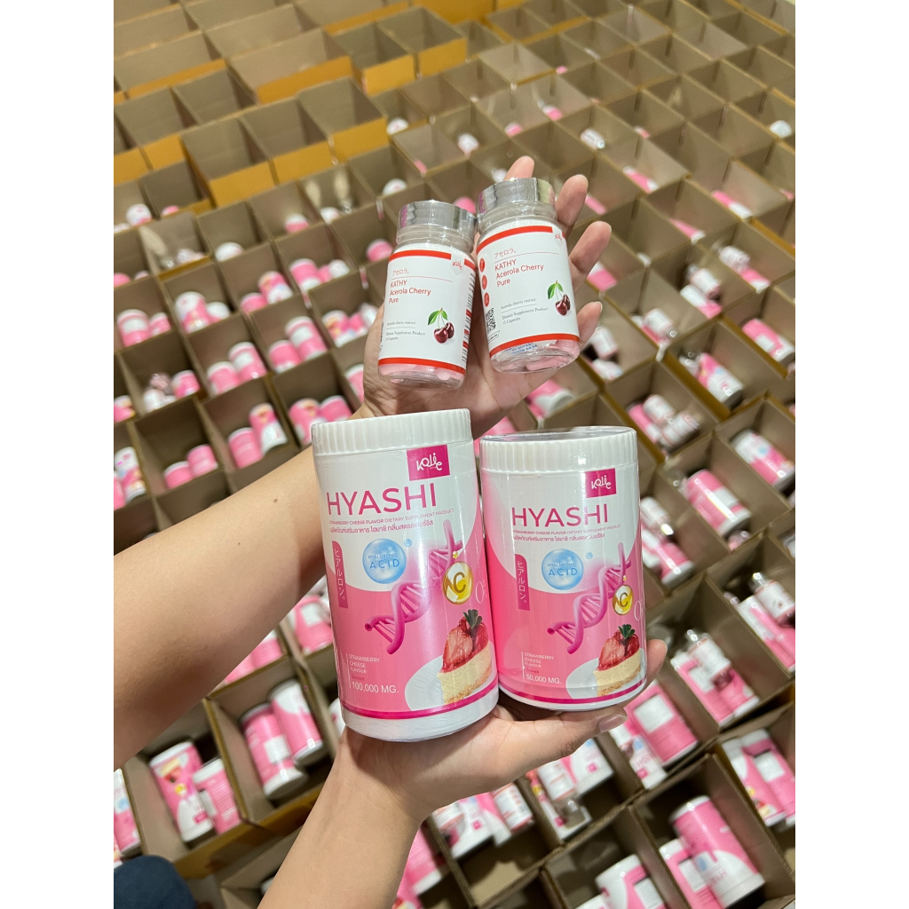 2-แถม-2-ใหม่-ฟรีปลายทาง-เซตคู่หู-kathyacerola-hyashi-กลูต้าผิวขาว-อาหารเสริมผิวขาว-ไฮยากินได้-ผิวขาวใส-ลดสิว