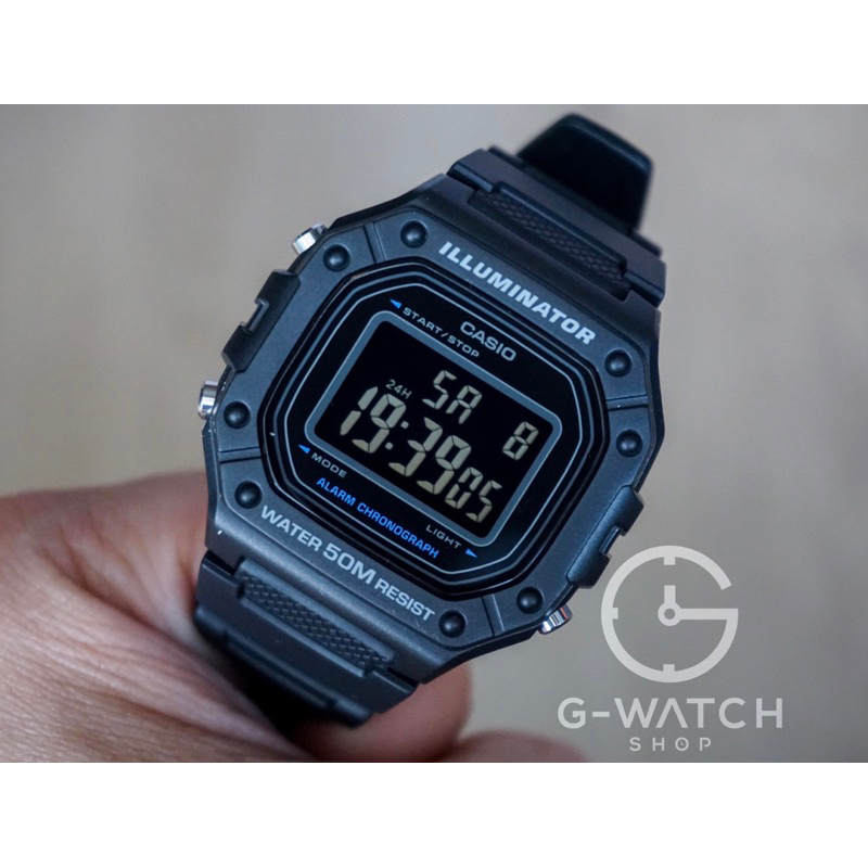 casio-standard-สีดำหน้าจอดำ-w-218h-1b-w-218h-1-w-218h-w-218