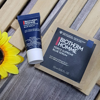 ราคาต่อ 1ชิ้น Biotherm Force Supreme blue serum 1.5ml 5ml เซรั่มลดเลือนริ้วรอย