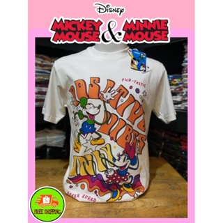 เสื้อDisney ลาย Mickey mouse สีขาว ( MK-093 )