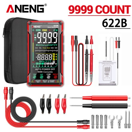 aneng-มัลติมิเตอร์ดิจิทัล-622b-10a-rms-dc-ac-9999-มัลติเทสเตอร์-พร้อมโคมไฟเลเซอร์-โอห์ม