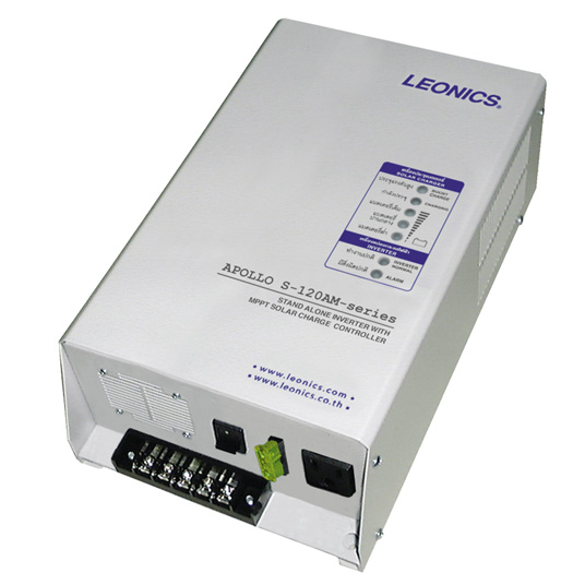 leonics-inverter-apollo-s-120a-m59-เครื่องแปลงกระแสไฟฟ้าชนิดติดตั้งอิสระพร้อมด้วยเครื่องควบคุมการประจุกระแสไฟฟ้าแบบ-mppt