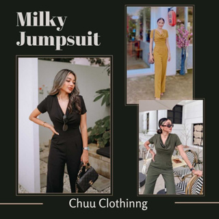 Milky Jumpsuit [พร้อมส่ง]💥ลด20%💥 เหลือ 632฿ จาก 790฿