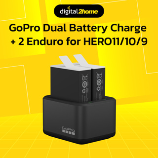 GoPro Dual Battery Charge + 2 Enduro for HERO11/10/9 Black