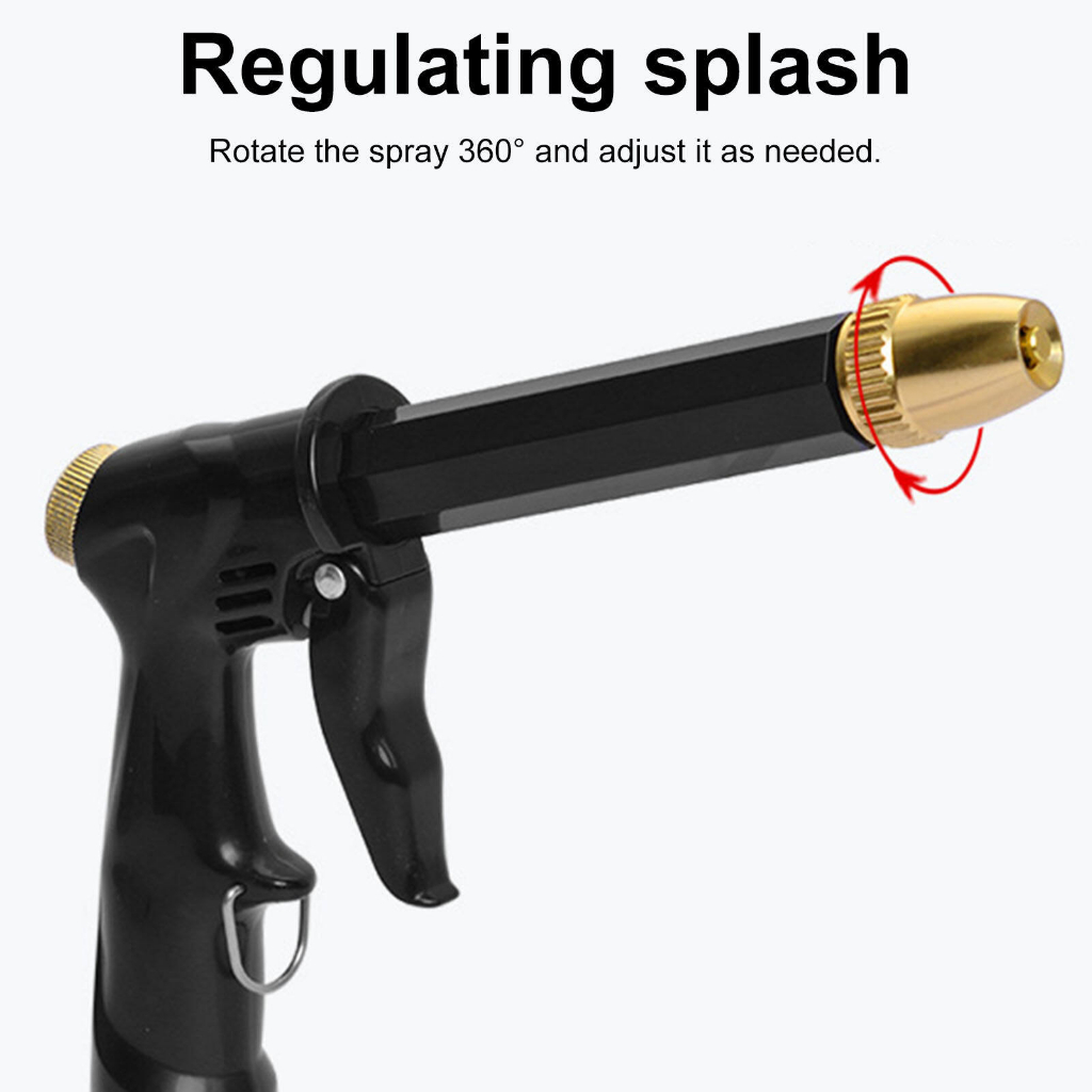 pressure-washer-ก้านยาว-ปืนฉีดน้ำในครัวเรือน-ปืนฉีดน้ำแรงดันสูง-ปืนฉีดล้างรถฝักบัวรดน้ำแปรงที่แข็งแกร่ง